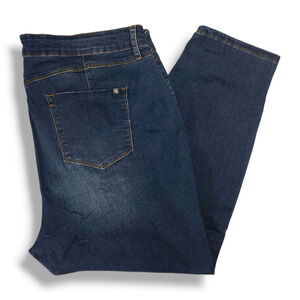 EUC Bebe Heartbreaker High-Rise Skinny Legging Jeans Sz. 22Wx26 Antiqua Wash